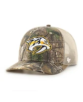 '47 Brand Men's Realtree Camo Nashville Predators Logo Trucker Adjustable Hat