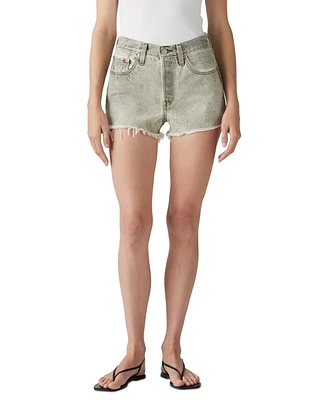 Levis Women's 501 Original Cotton Raw-Edge Shorts