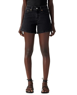 Levi's Women's Mid-Rise A-Line Denim Shorts