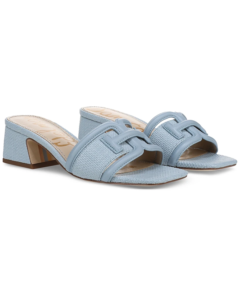 Sam Edelman Women's Waylon Block-Heel Slide Sandals