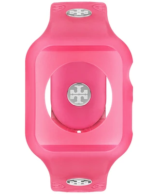 Tory Burch Women's The T Monogram Silicone Strap For Apple Watch 41mm