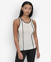 Dkny Petite Contrast Trim Tank Top