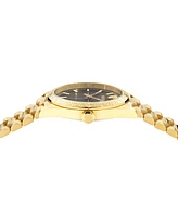 Versace Women's Swiss Millenyium Gold Ion Plated Bracelet Watch 32mm