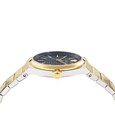 Versace Women's Swiss V-Auria Two-Tone Stainless Steel Bracelet Watch 39mm