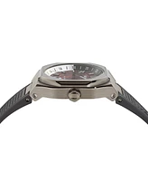 Versace Men's Swiss Automatic V-Contempo Gmt Black Tpu Strap Watch 40x48mm