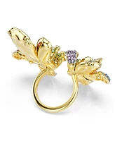 Swarovski Idyllia Mixed Metal Finish Flower Ring