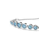 Swarovski Imber Mixed Round Cuts Plated Tennis Bracelet