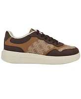 Guess Men's Carmino Lifted Lace Up Fashion Sneakers