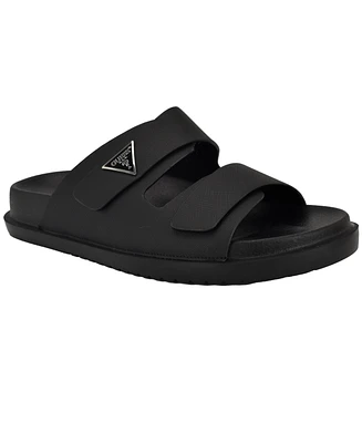 Guess Men's Visel Branded Slip On Fashion Slides