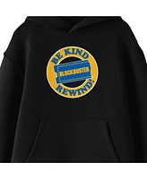 Blockbuster Be Kind, Rewind Circular Logo Youth Black Hoodie