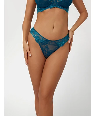 Rebecca Floral Lace Brazilian Panty