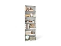 6-Tier Bookcase with 6 Open Shelves and Anti-Toppling Kits