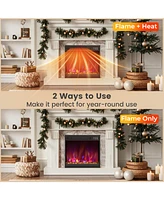 Electric Fireplace Insert with Remote Control for Convenient and Efficient Heating Solution