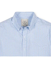 Hope & Henry Mens' Organic Cotton Seersucker Button Down Shirt