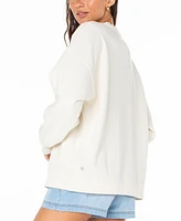 Roxy Juniors' Lineup Graphic Crewneck Sweatshirt