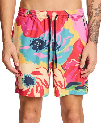 Paisley & Gray Men's Gilligan Regular-Fit Abstract Floral 6" Swim Trunks