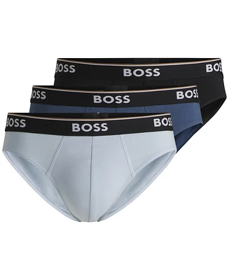 Hugo Boss Men's 3-Pack Logo Power Briefs