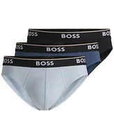 Hugo Boss Men's 3-Pack Logo Power Briefs