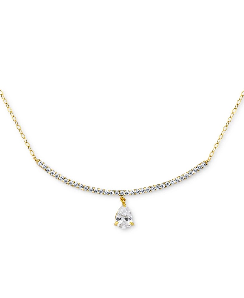 Giani Bernini Cubic Zirconia Pendant Necklace (1-7/8 ct. t.w.) Sterling Silver, 16" + 2" extender