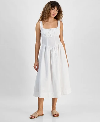 And Now This Women's Sleeveless Corset Midi Dress, Exclusively at Macy's