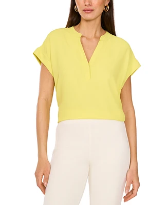 Vince Camuto Women's V-Neck Cap-Sleeve Top