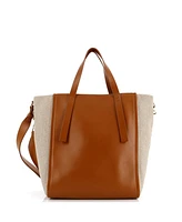 Pre-Owned Chloe Medium Sense Tote Leather and Canvas