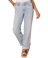 Democracy Petite "Ab" Solution High-Rise Boyfriend Jeans
