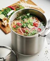 Tramontina Tri-Ply Clad Stainless Steel 20-Qt. Covered Stock Pot