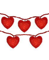 Northlight 10-count Heart Mini Valentine's Day Light Set, 90" Wire