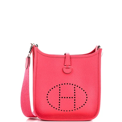 Pre-Owned Hermes Tpm Long Strap Evelyne Bag Clemence