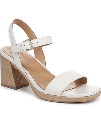 Naturalizer Women's Rose Block Heel Open Square Toe Platform Sandals
