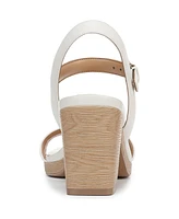 Naturalizer Women's Rose Block Heel Open Square Toe Platform Sandals