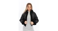 Furniq Uk Women's Genuine Shearling Jacket