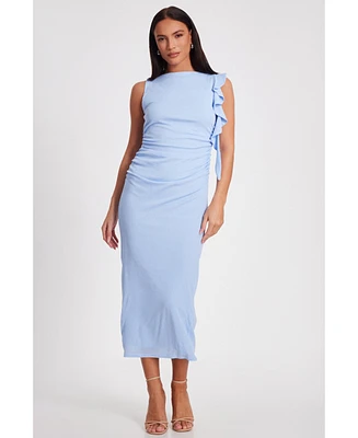 Quiz Women's Jersey Frill Detail Midi Dress