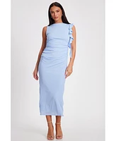 Quiz Women's Jersey Frill Detail Midi Dress