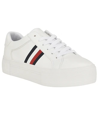 Tommy Hilfiger Women's Belvie Lace Up Fashion Sneakers