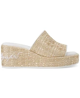 Karl Lagerfeld Paris Women's Calvina Slide Wedge Sandals