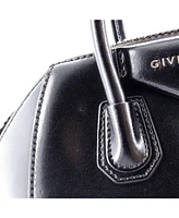 Pre-Owned Givenchy Mini Antigona Bag Glazed Leather