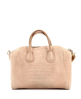 Pre-Owned Givenchy Medium Antigona Bag Embossed Nubuck