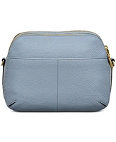 Dukes Place Medium Leather Ziptop Crossbody Bag