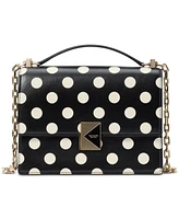 kate spade new york Deco Dot Small Leather Chain Crossbody