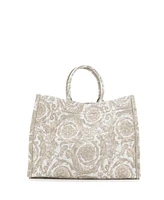 Pre-Owned Versace Athena Tote Barocco Jacquard