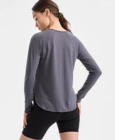 Id Ideology Women's Performance Long-Sleeve Top, Created for Macy's