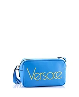 Pre-Owned Versace Medium Logo Camera Bag Printed Leather