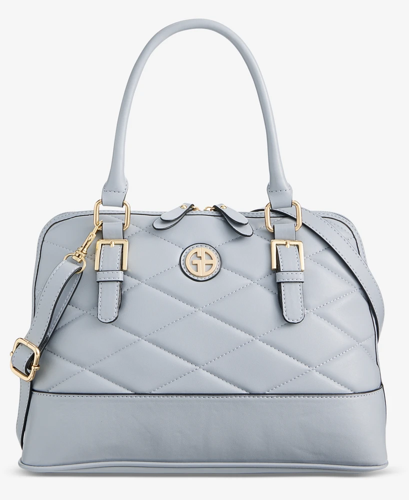 Giani Bernini Medium Quilted Dome Satchel, Exclusively at Macy's