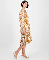 julia jordan Women's Printed Shirtdress