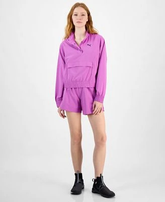 Puma Womens Essential Essential Ripstop Pullover Jacket Shorts