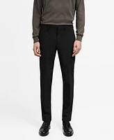 Mango Men's Eu Super Slim-Fit Stretch Suit Pants