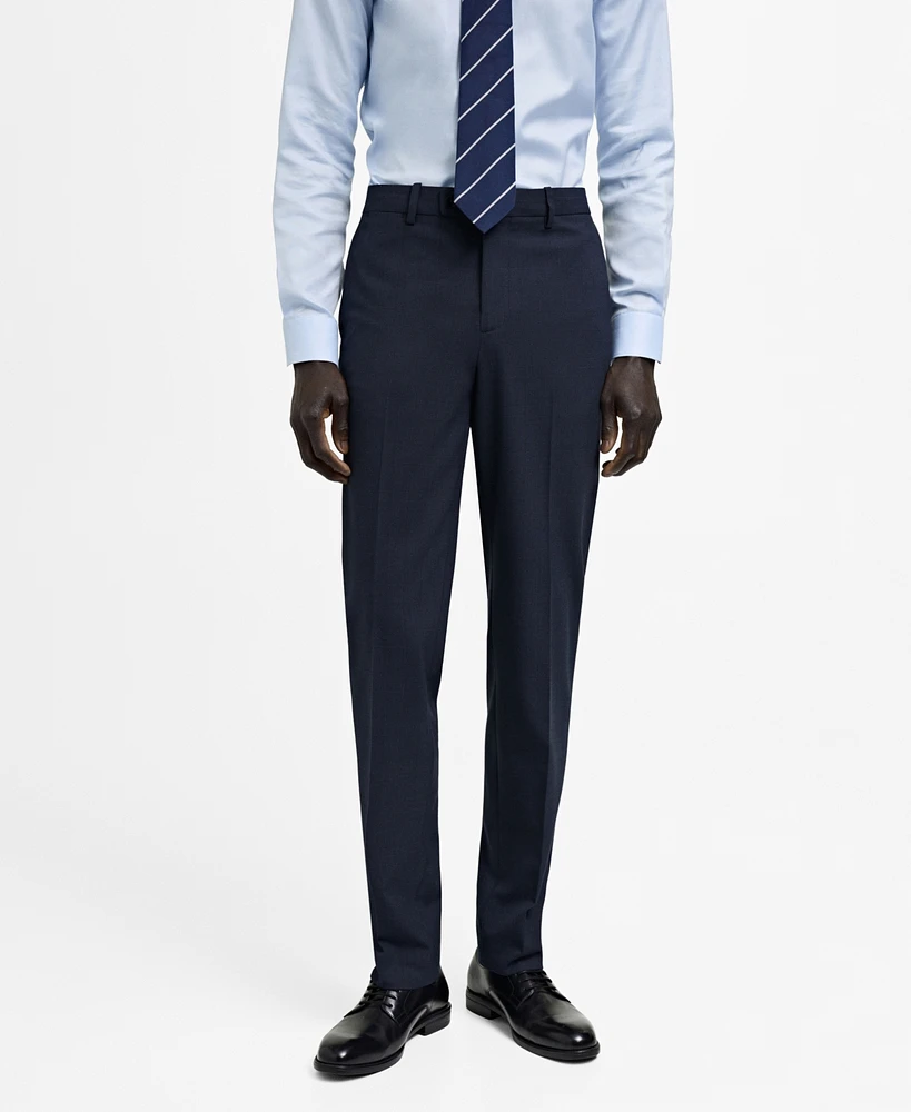 Mango Men's Eu Slim-Fit Suit Pants