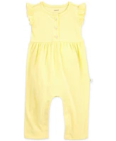 Carter's Baby Girls Flutter-Sleeve Jumpsuit